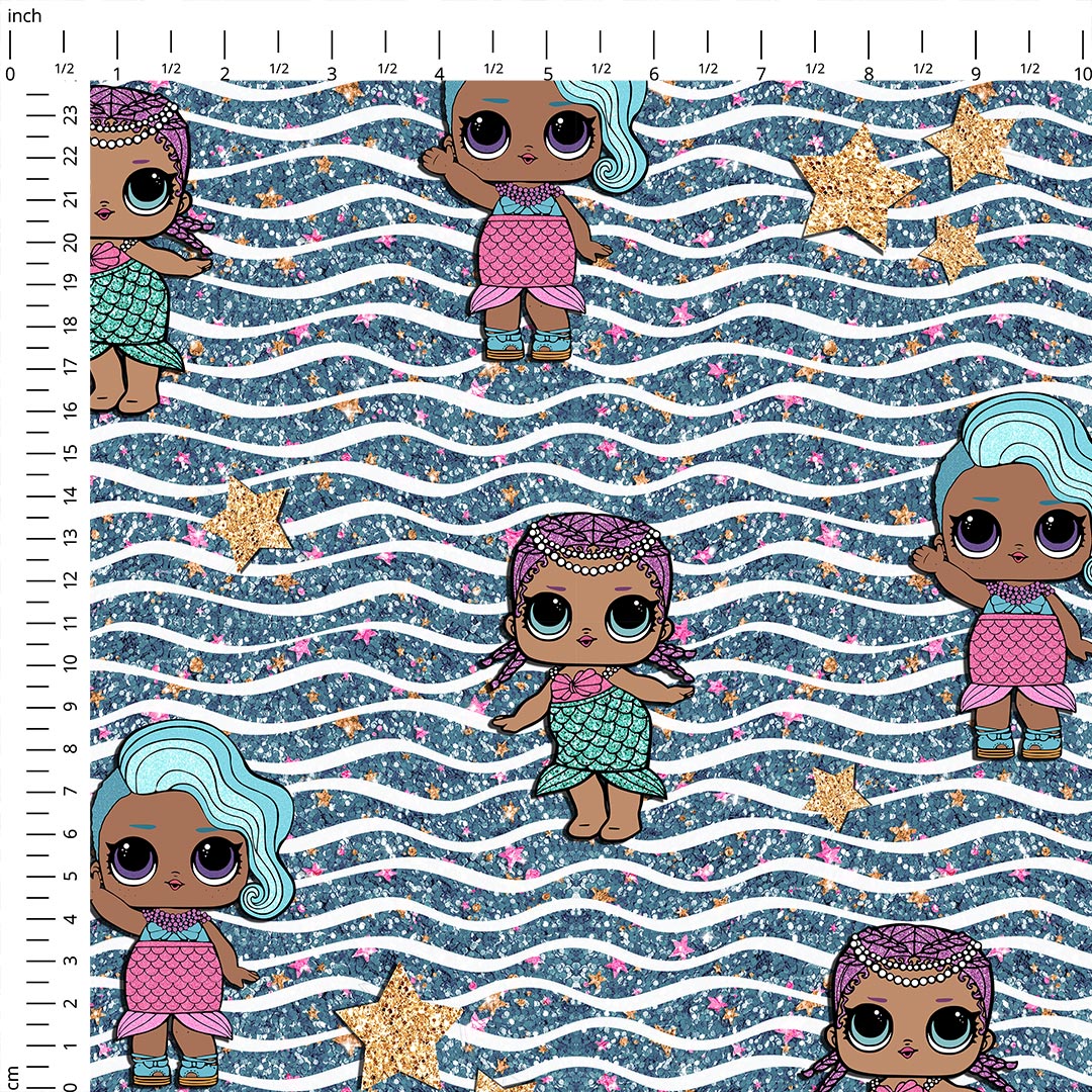 LOL Mermaid Party Fabric