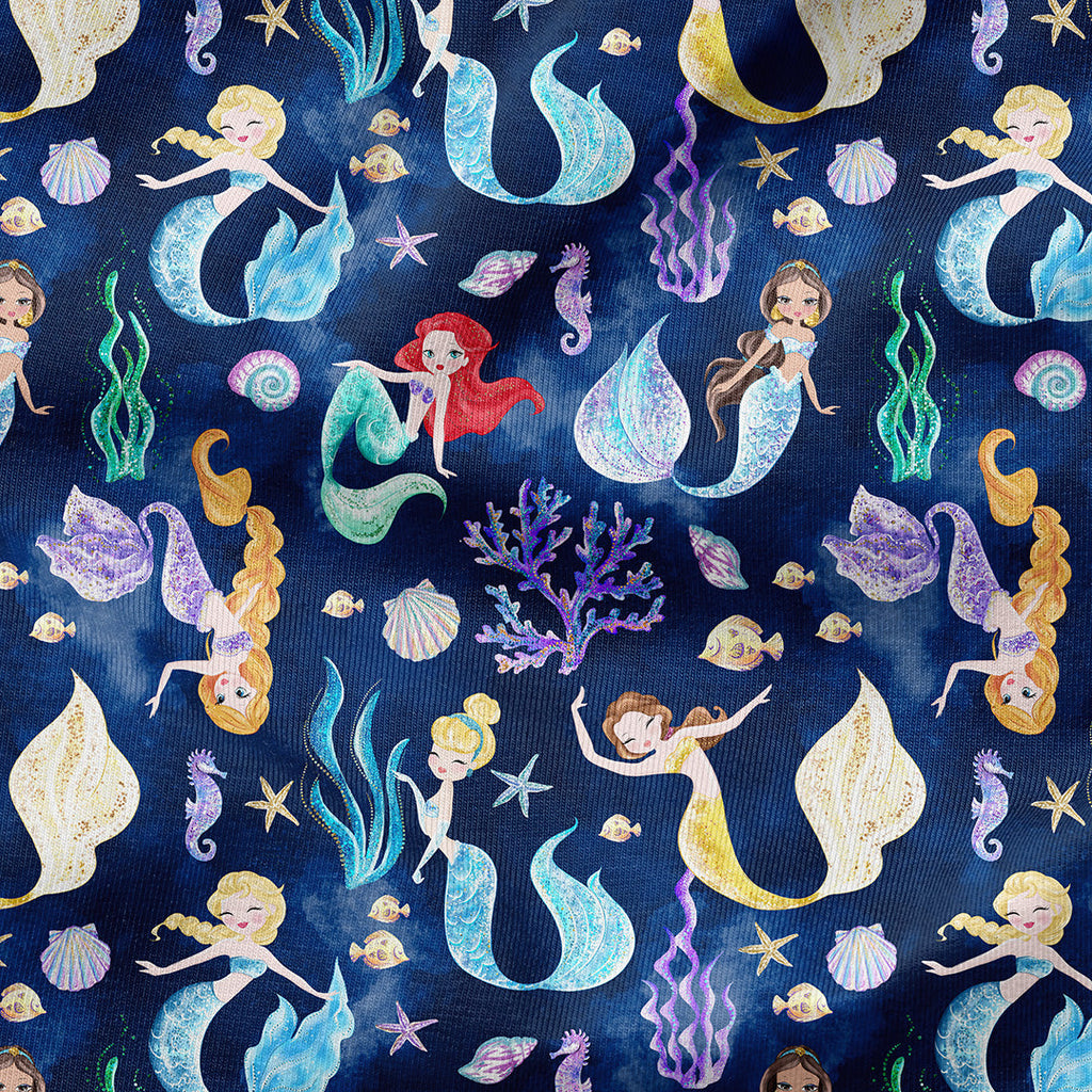 Mermaid Princesses Fabric