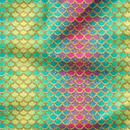 Mermaid Scales Lagoon Fabric