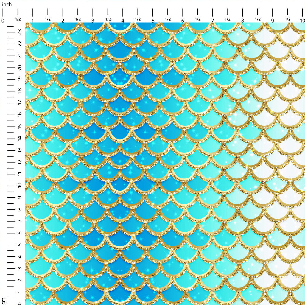 Mermaid Scales Ice Fabric
