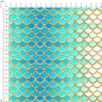 Mermaid Scales Ice Fabric