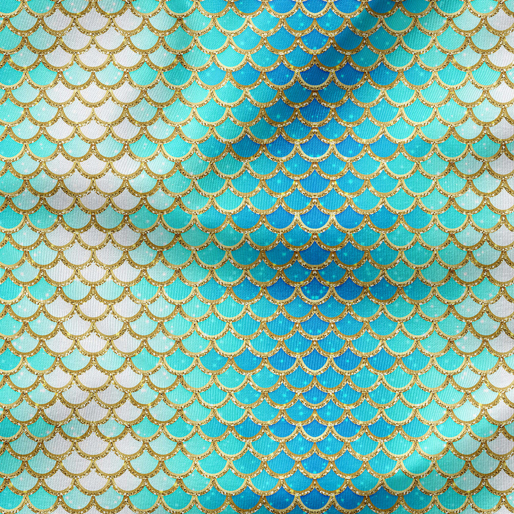 Mermaid Scales Ice Fabric