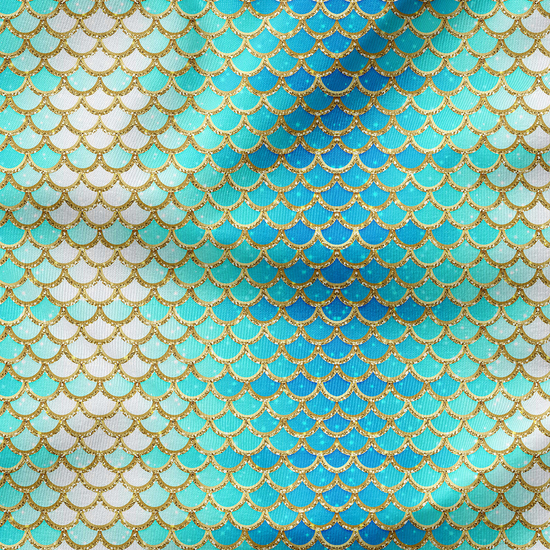 Mermaid Scales Ice Fabric