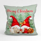 CUSHION Fabric Panel Merry Christmas Gnome