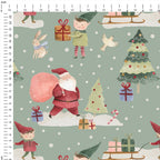 Merry Elves Fabric