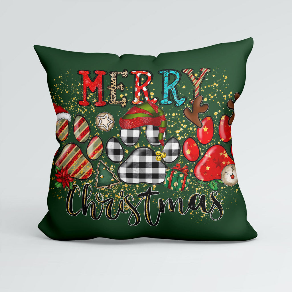 CUSHION Panel Merry Paws Green CP-753