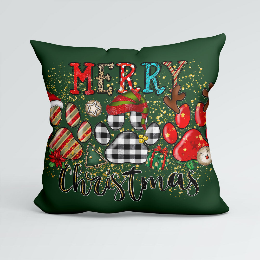 CUSHION Panel Merry Paws Green CP-753