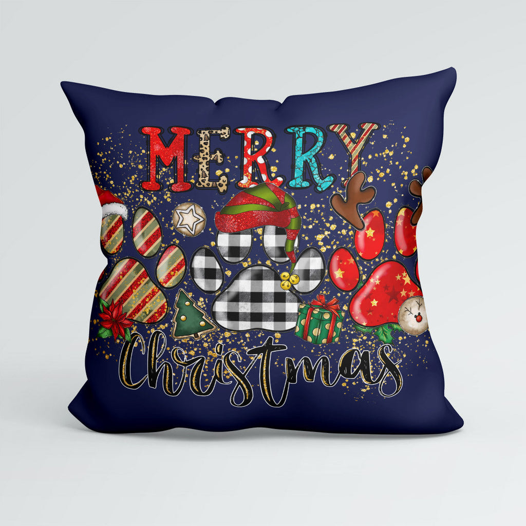 CUSHION Panel Merry Paws Navy CP-752