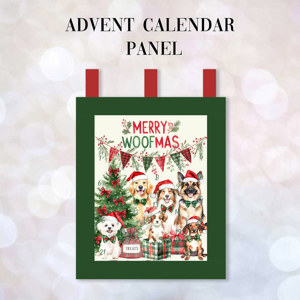 Merry Woofmas Advent Calendar Panel Set