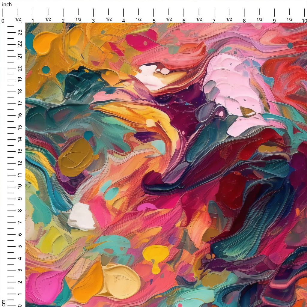 Messy Paint 1 Fabric