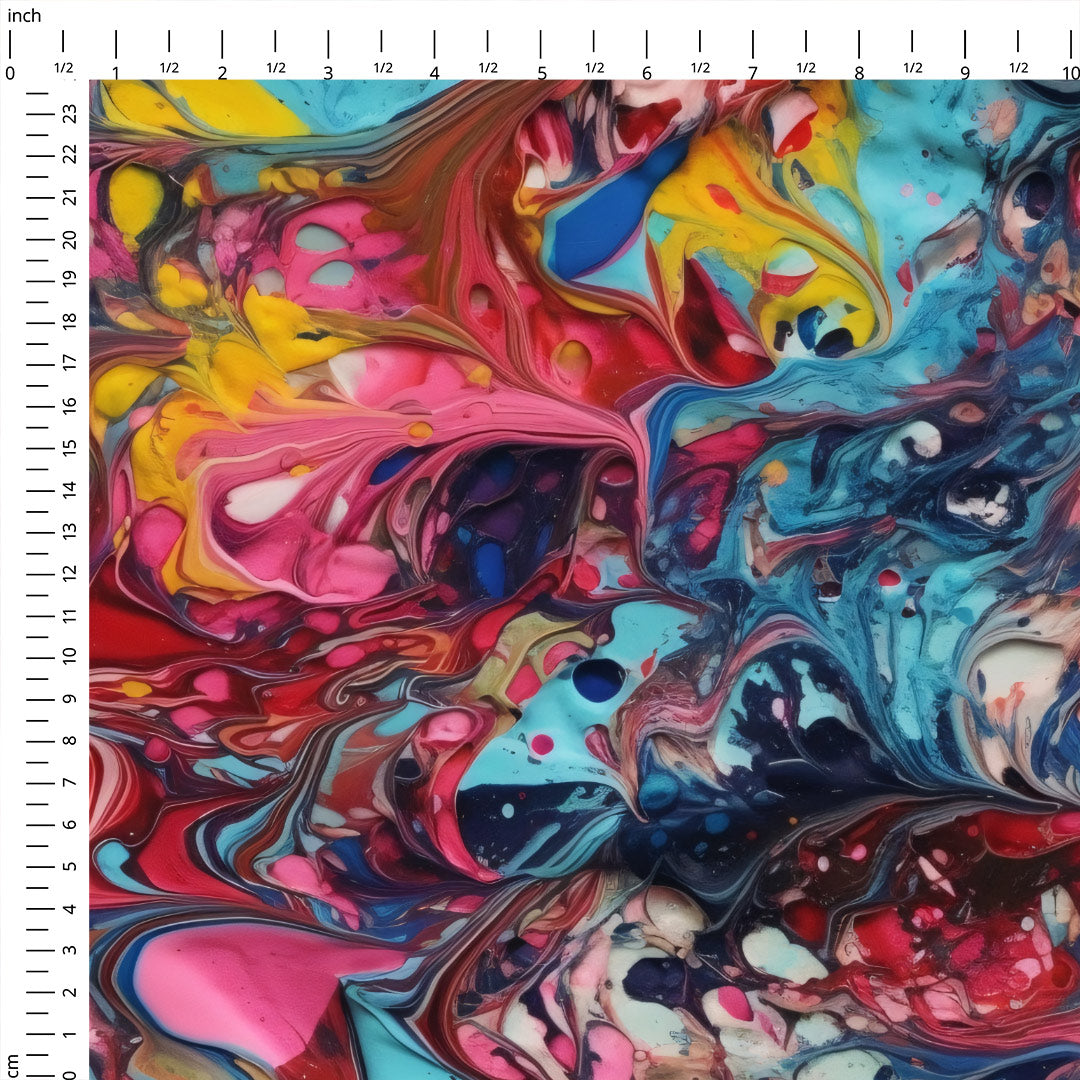 Messy Paint 2 Fabric