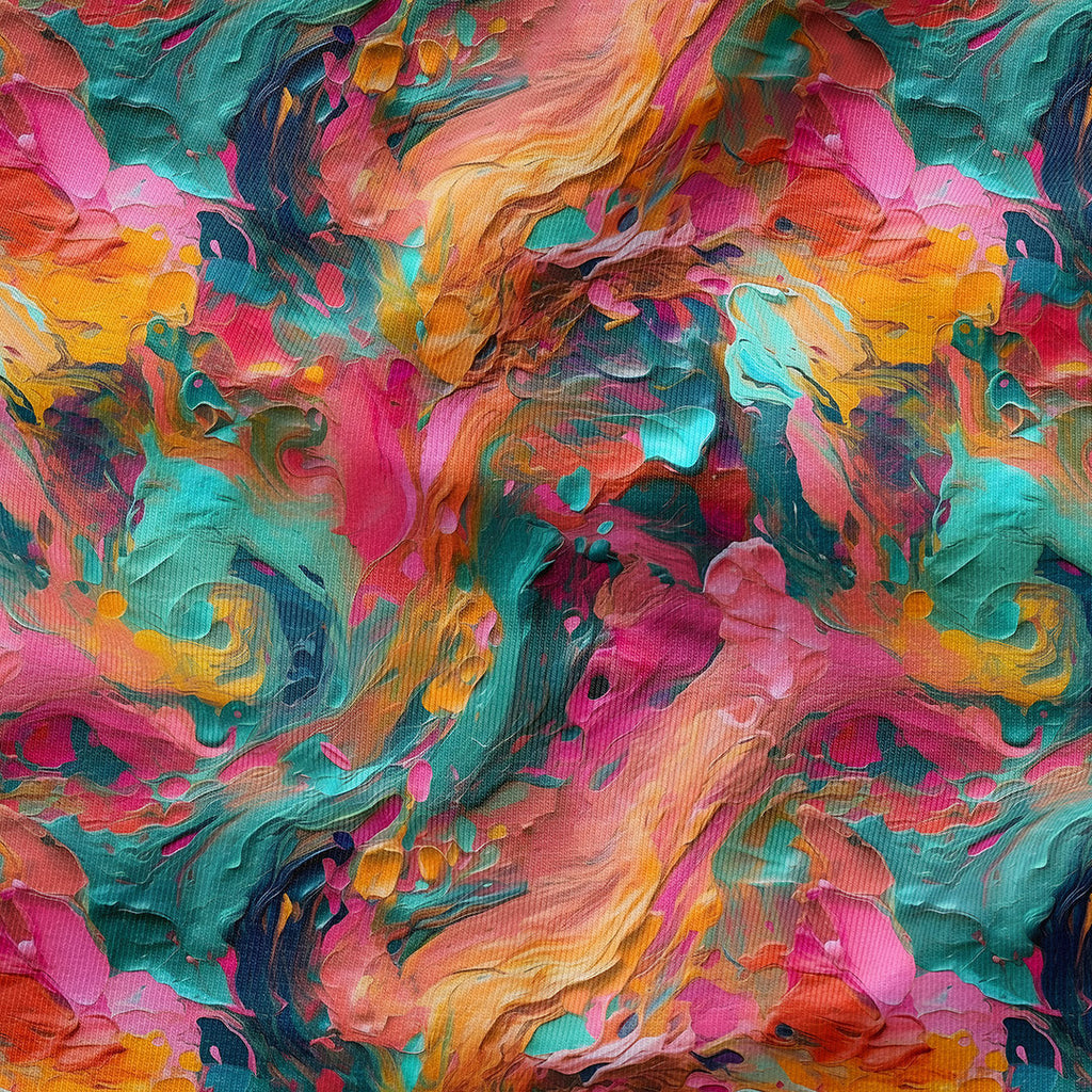 Messy Paint 3 Fabric