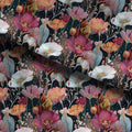Midnight Anemones Fabric