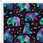 Midnight Bears Fabric