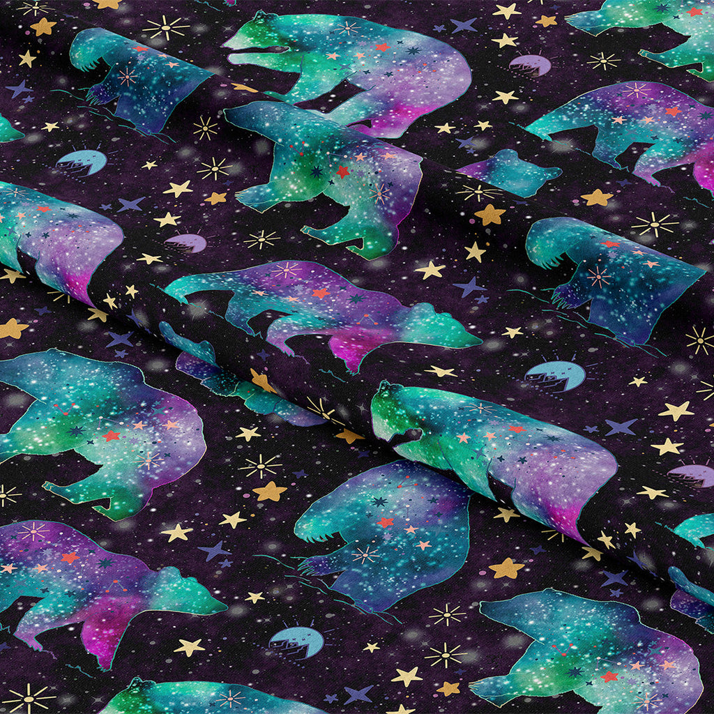 Midnight Bears Fabric