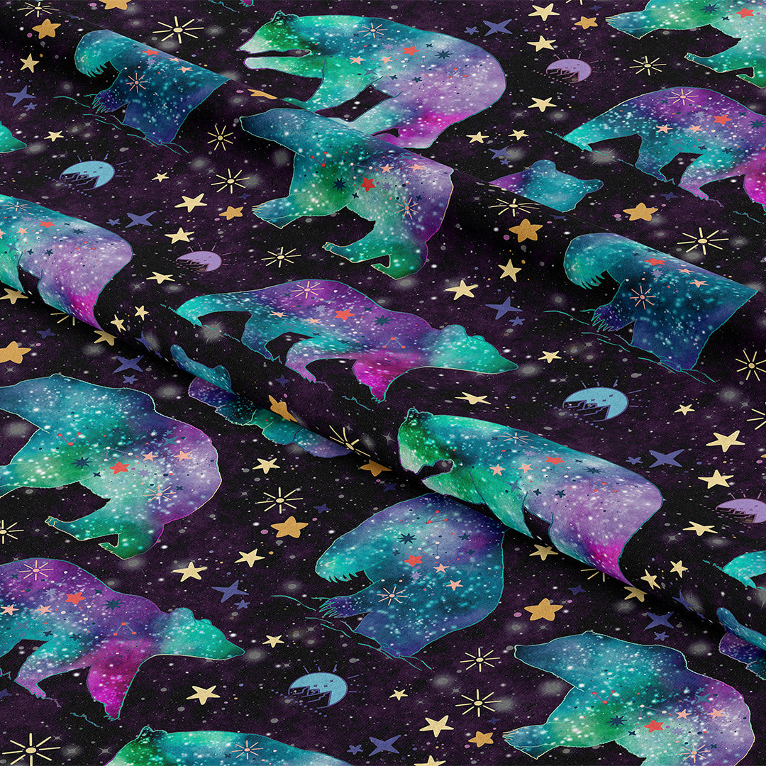 Midnight Bears Fabric