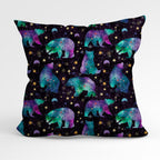 Midnight Bears Fabric