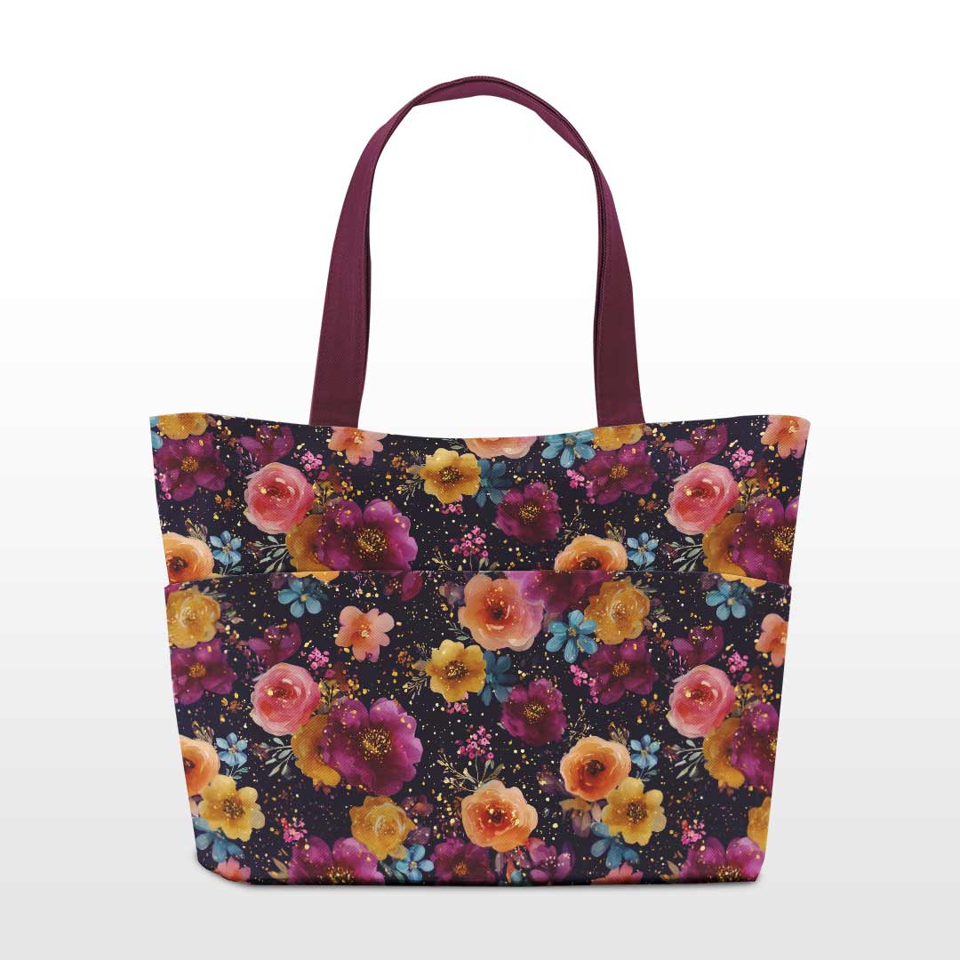 Midnight Bloom Fabric