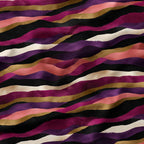 Midnight Flowers Brushstrokes Fabric