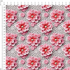 Miley Crochet Flowers Fabric