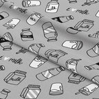 Milk Grey Fabric