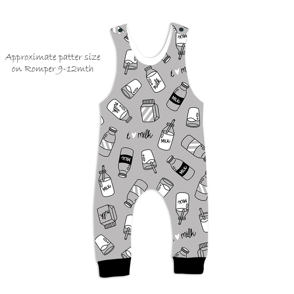 Milk Grey Fabric