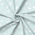 Personalised Mint Cloud Fabric
