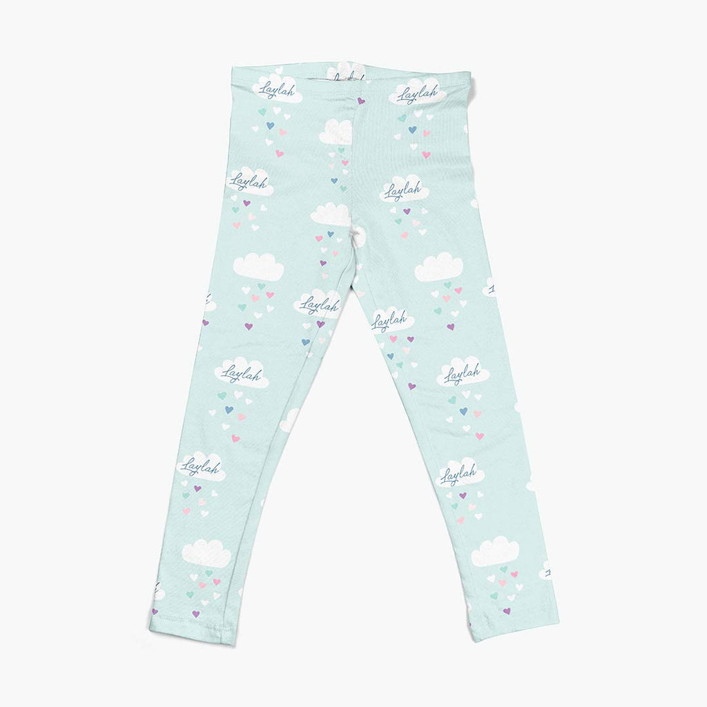 Personalised Mint Cloud Fabric