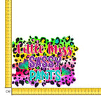 Miss Sassy Iron on Fabric Heat Transfer DTF-233
