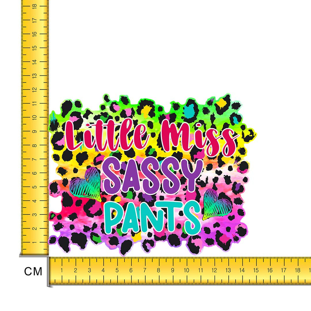 Miss Sassy Iron on Fabric Heat Transfer DTF-233
