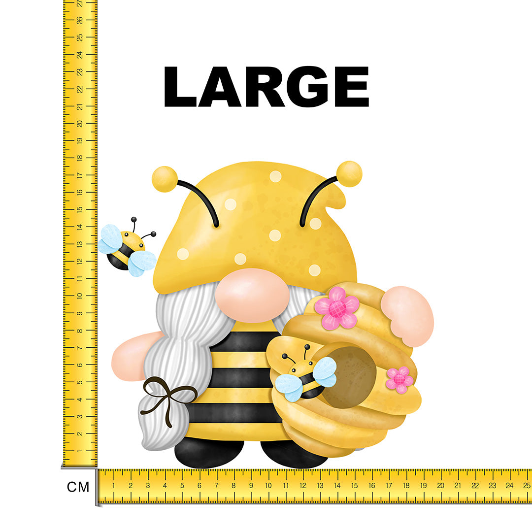 Miss Honey Gnome Iron on Fabric Heat Transfer DTF-103