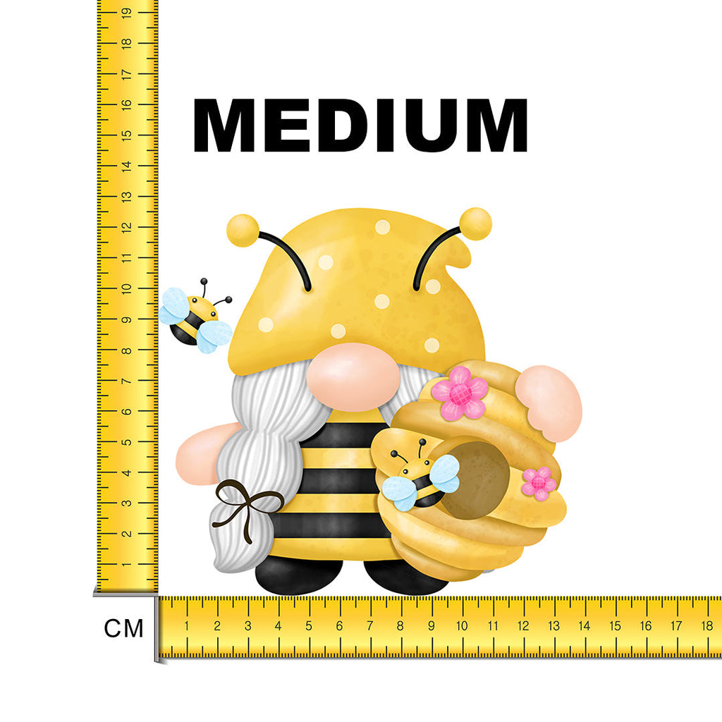 Miss Honey Gnome Iron on Fabric Heat Transfer DTF-103