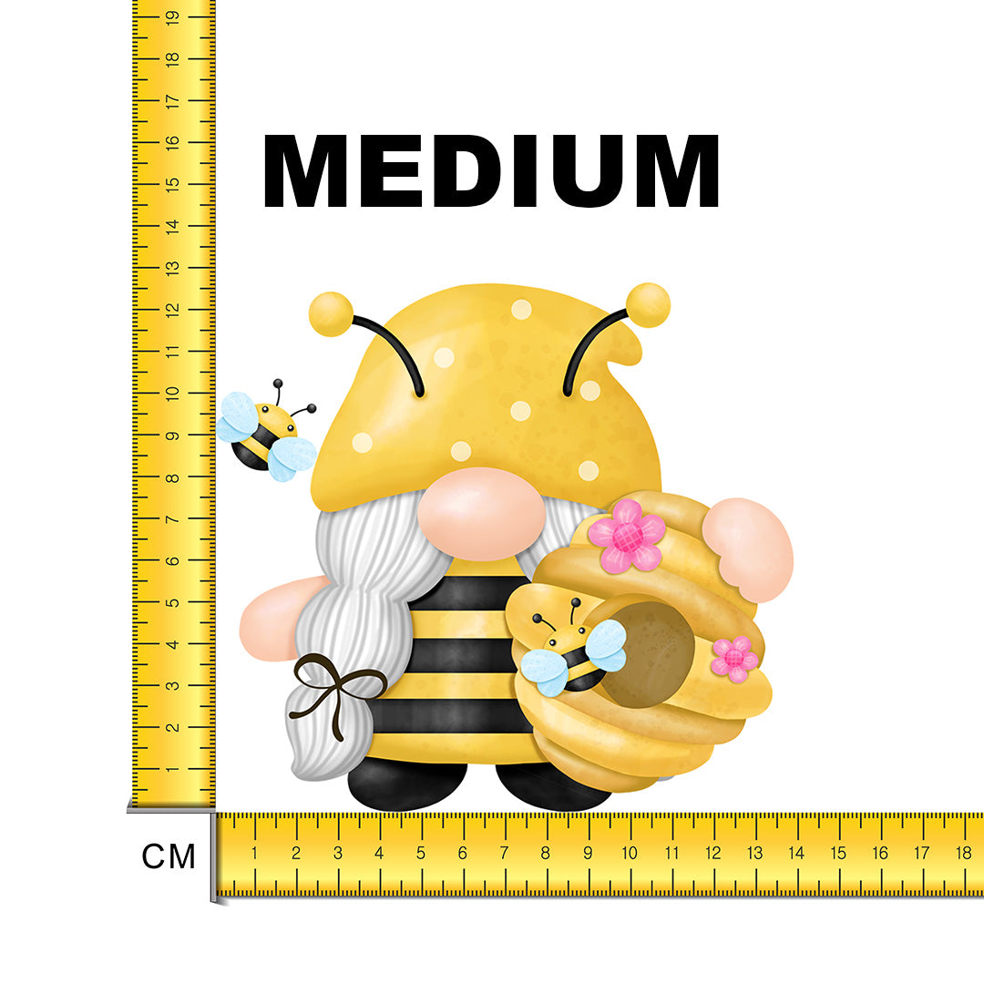 Miss Honey Gnome Iron on Fabric Heat Transfer DTF-103