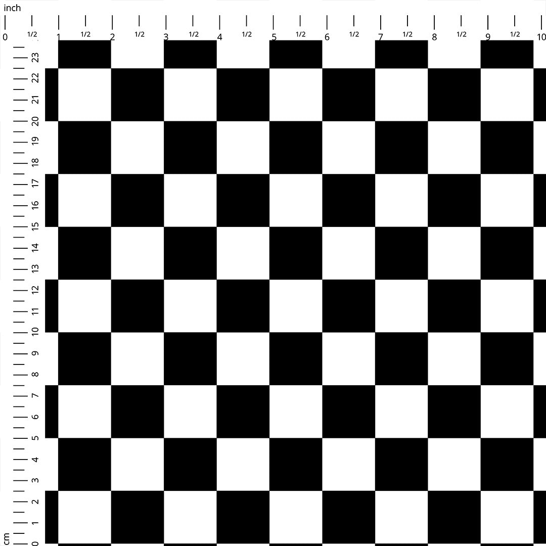 Black and White Checquered Fabric 1462