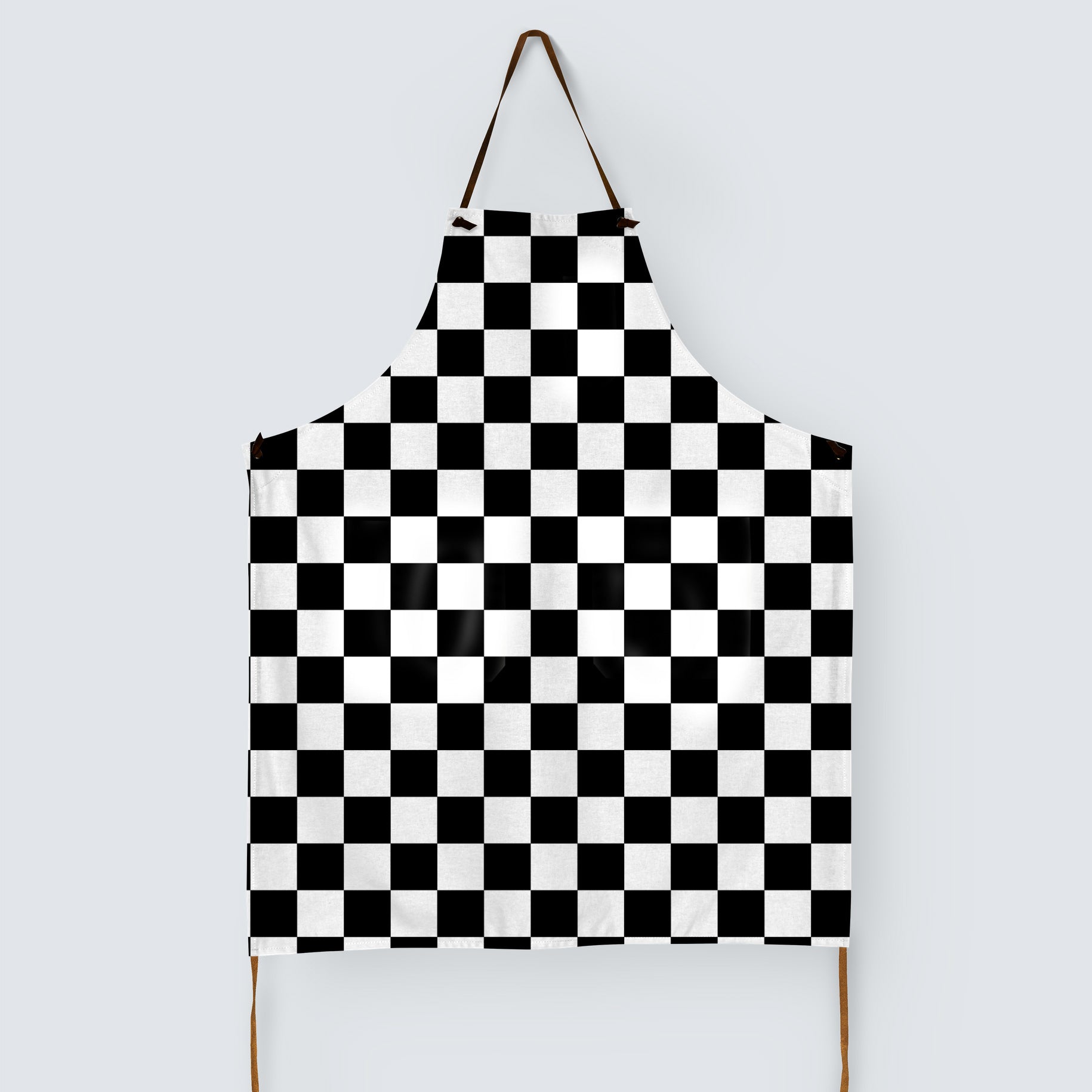 Black and White Checquered Fabric 1462