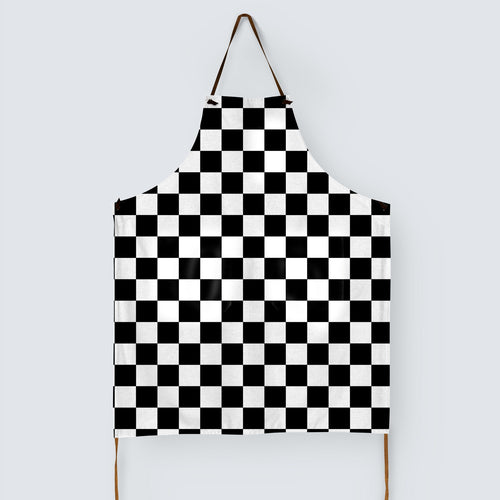 Black and White Checquered Fabric 1462