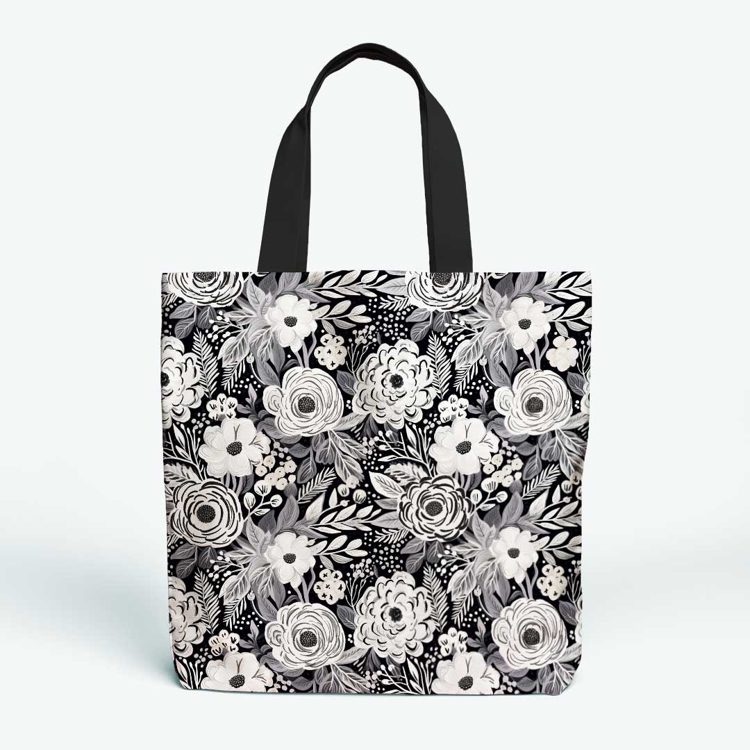 Mono Floral Fabric