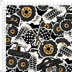 Monster Truck Mashup Fabric