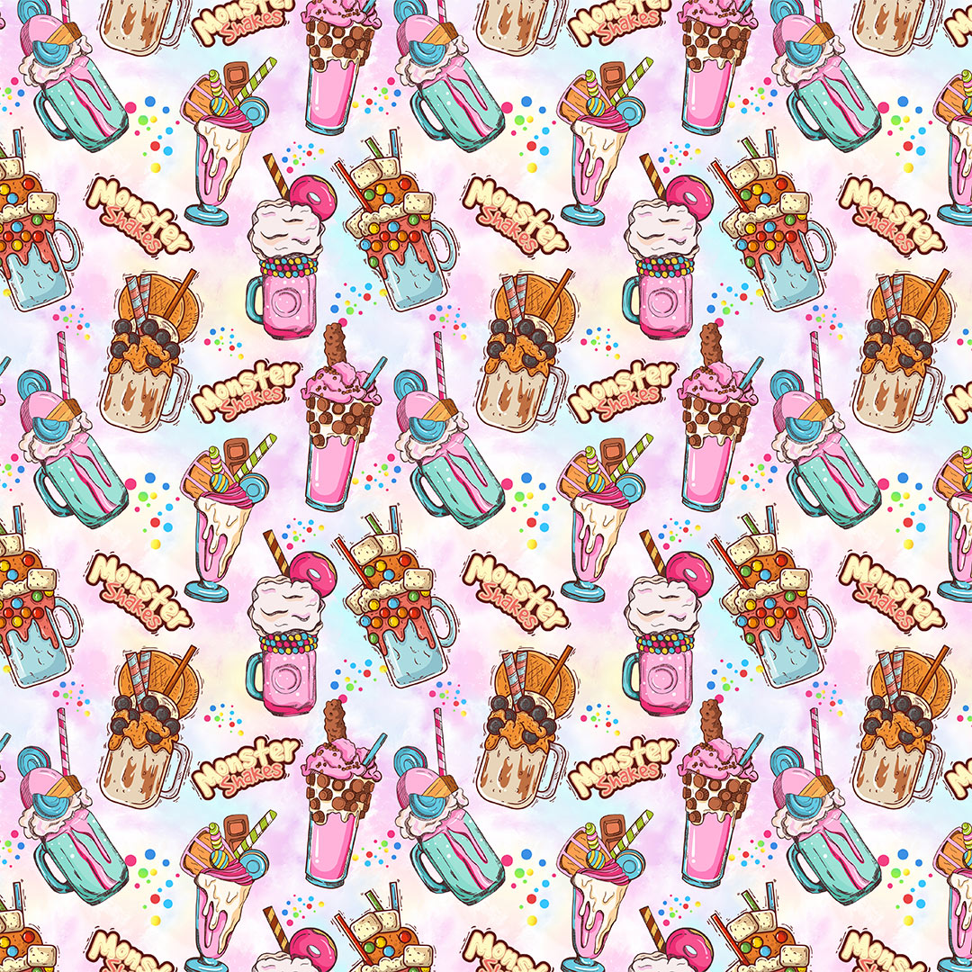 Monster Shakes Fabric
