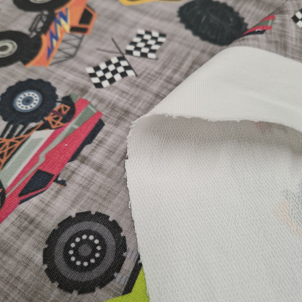 Monster Trucks Fabric