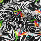 Monstera Leaves Mono Fabric