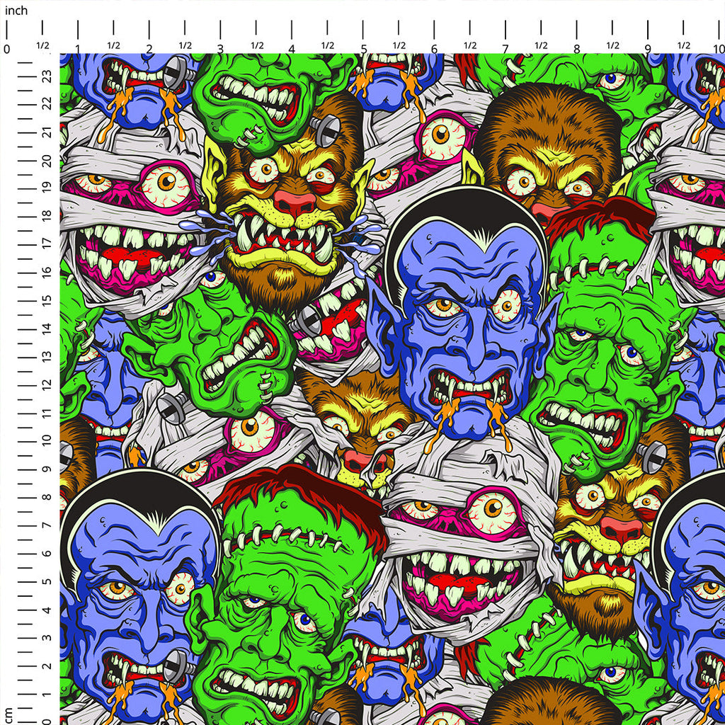 Monsters Fabric