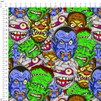 Monsters Fabric
