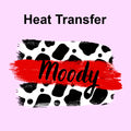 Moody Iron on fabric heat transfer DTF-33
