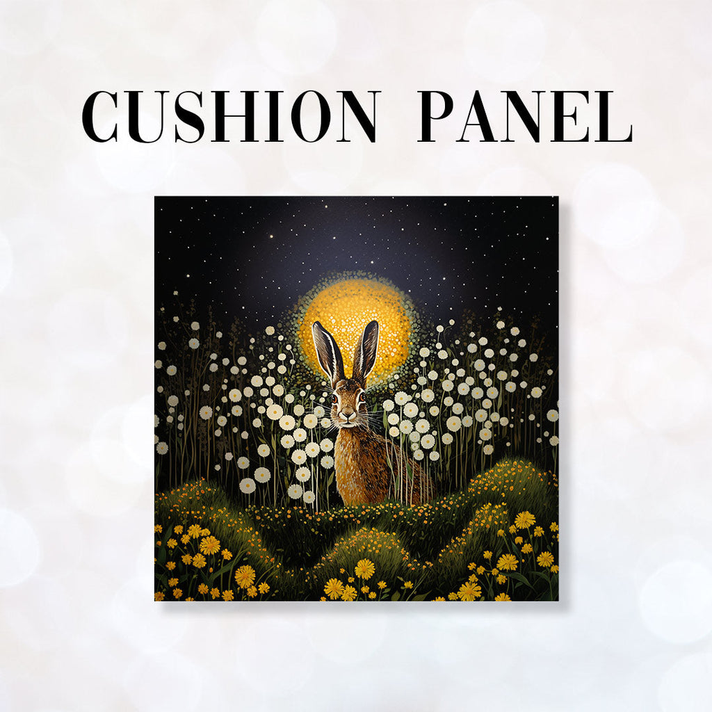 CUSHION Fabric Panel Moonlight Hare