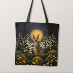 TOTE Moonlight Hare Fabric Bag Panel