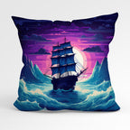 CUSHION Fabric Panel Moonlight Sailing