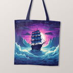 TOTE Moonlight Sailing Fabric Bag Panel