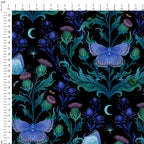 Moonlight Thistle Dark Fabric