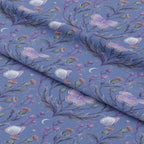 Moonlight Thistle Lilac Fabric